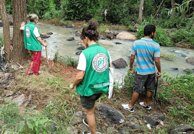 pbi-Begleitung der Organisation ARCAH in Honduras